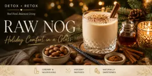 Made with simple ingredients and warming spices, it offers all the creamy comfort of a holiday classic while honoring a more nourishing approach to seasonal indulgence.