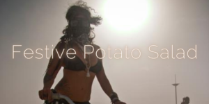 Festive potato salad recipe with healthy summer ingredients