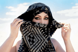 Tribal Fusion Assuit Veil - Melodia Designs